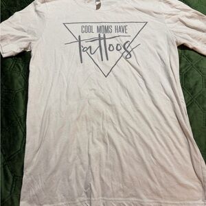 Bella Canvas Cream Graphic Tee - Cool Moms Have Tattoos